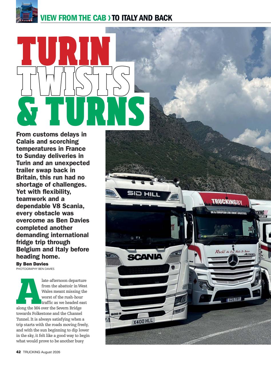 Trucking Magazine Preview Pages