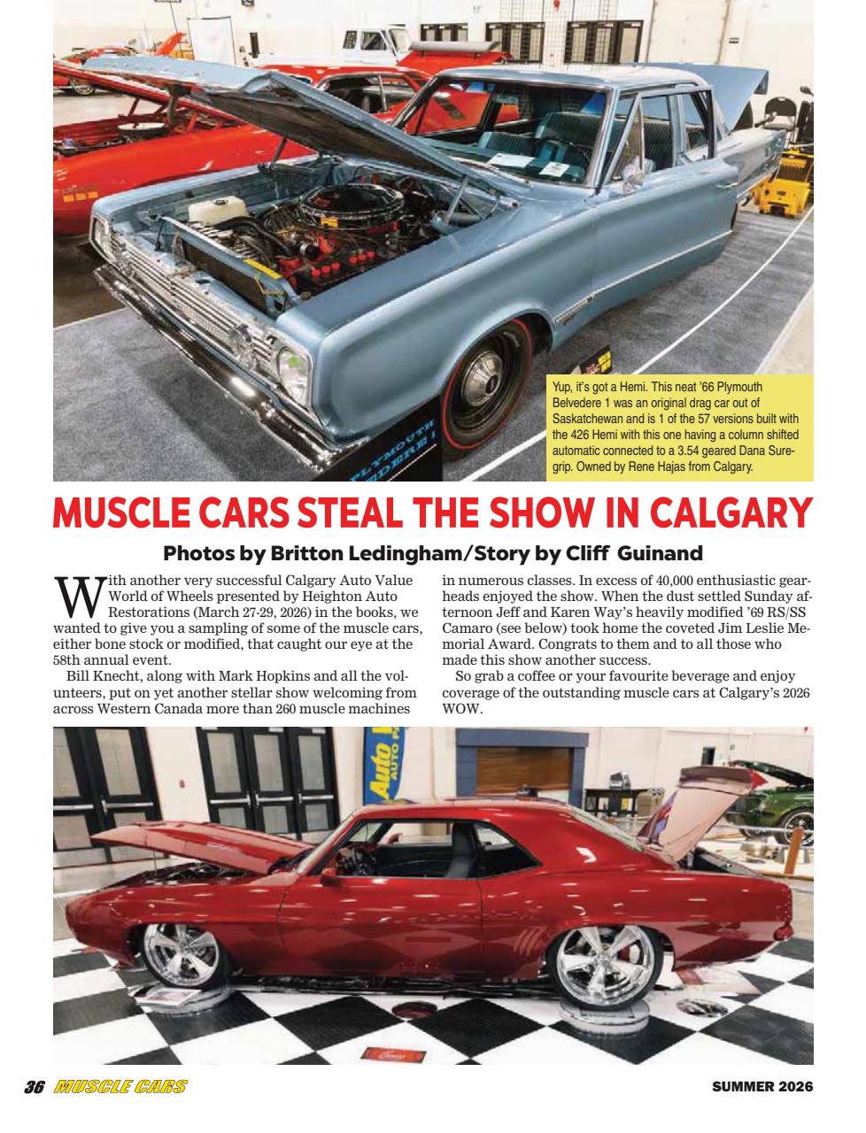 Muscle Cars Preview Pages