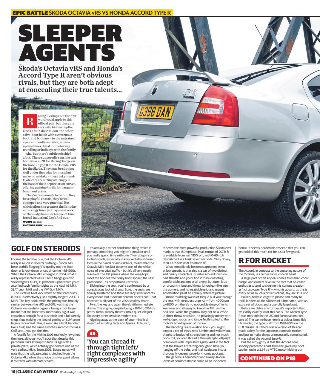 Classic Car Weekly Preview Pages