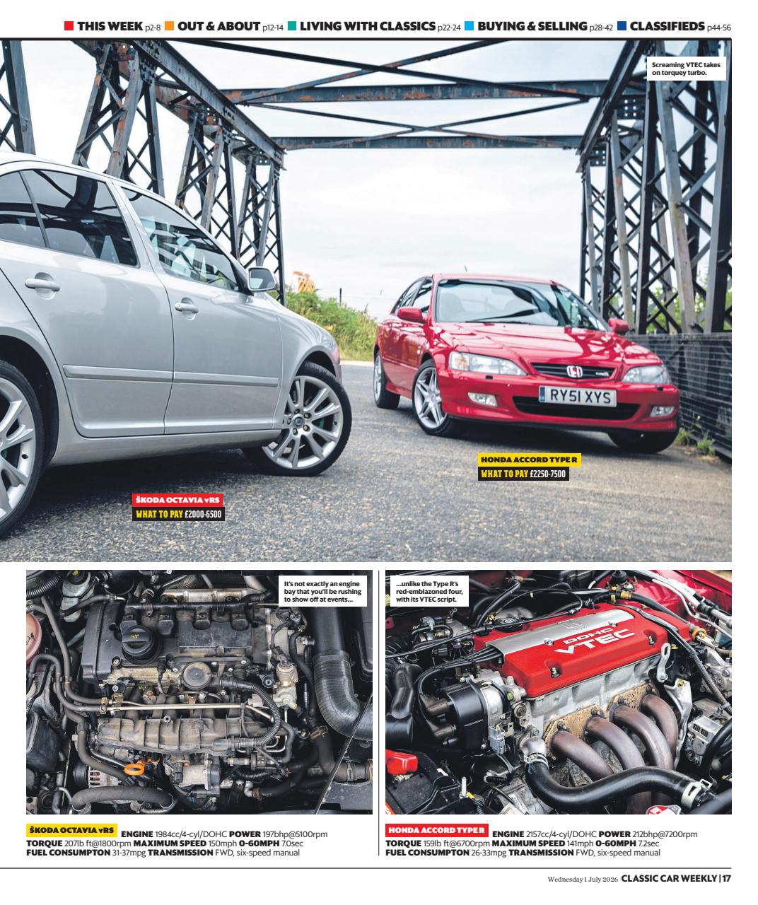 Classic Car Weekly Preview Pages