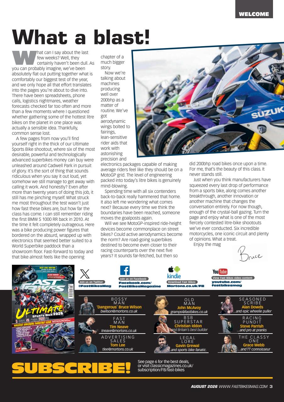 Fast Bikes Preview Pages