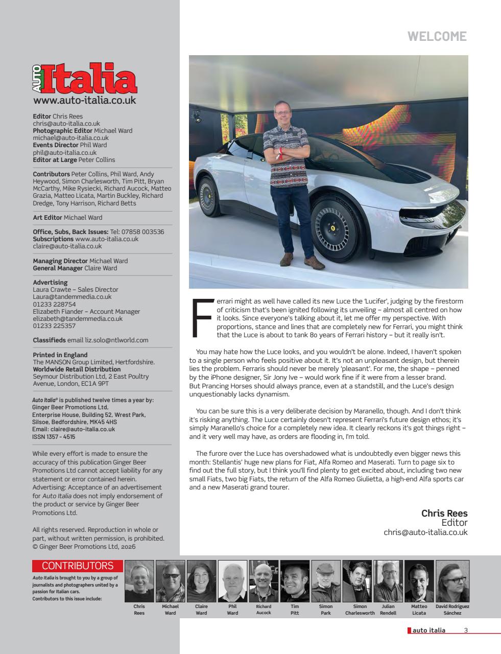 AutoItalia Magazine Preview Pages