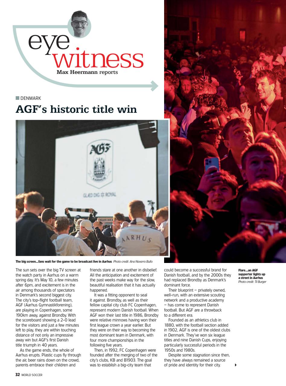 World Soccer Preview Pages