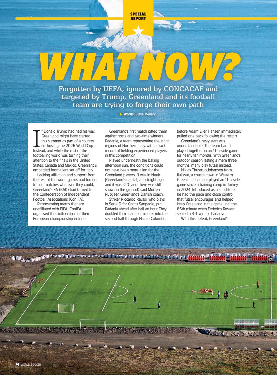 World Soccer Preview Pages