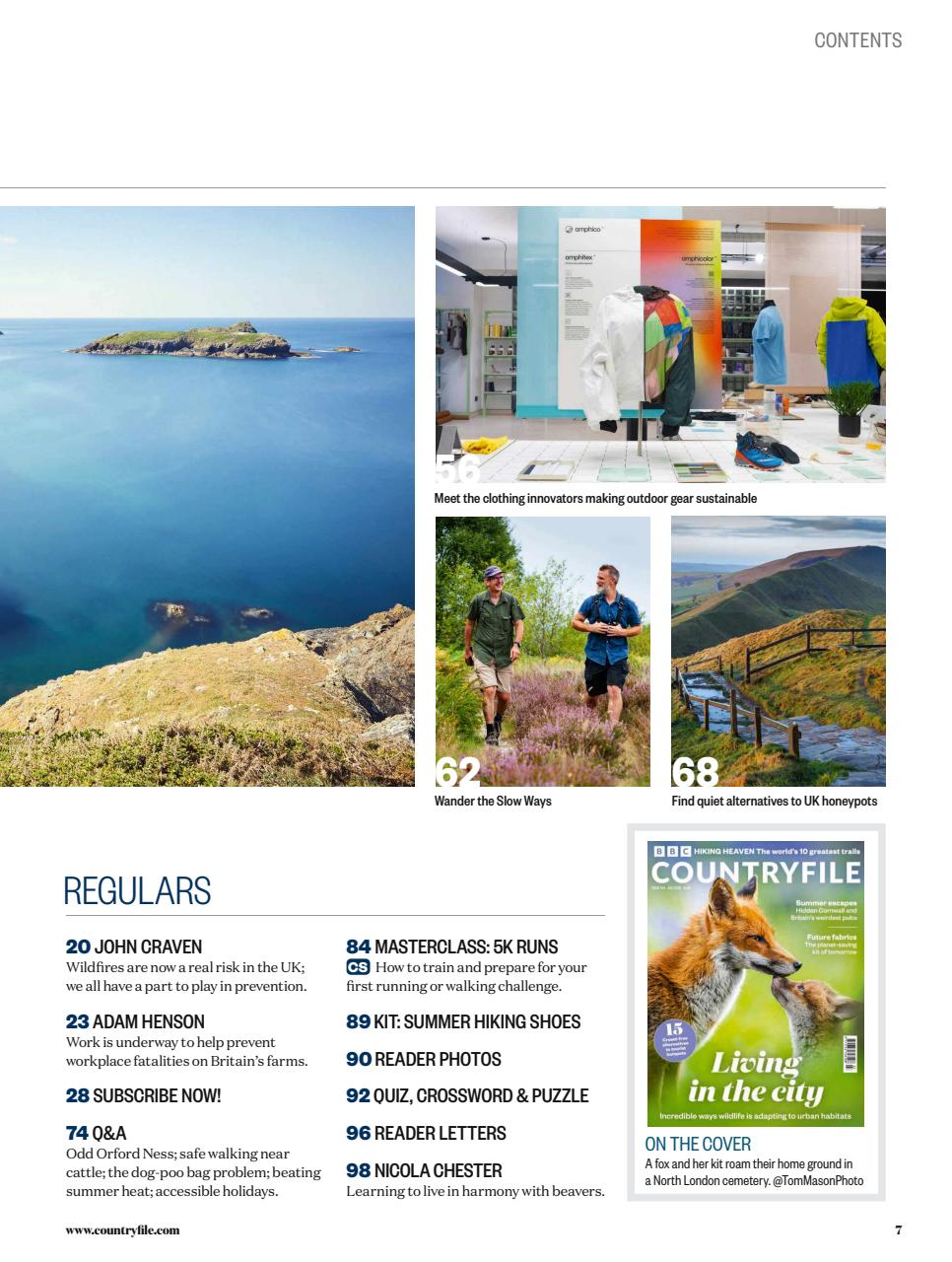BBC Countryfile Magazine Preview Pages