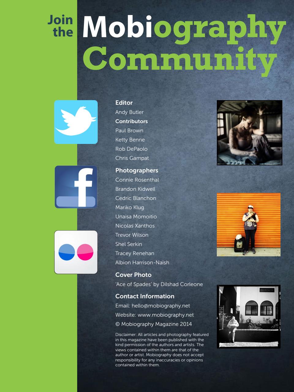 Mobiography Preview Pages