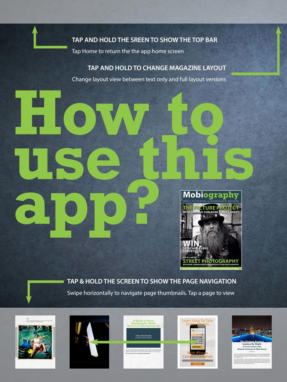 Mobiography Preview Pages