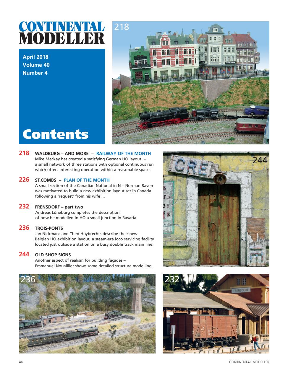 Continental Modeller Preview Pages