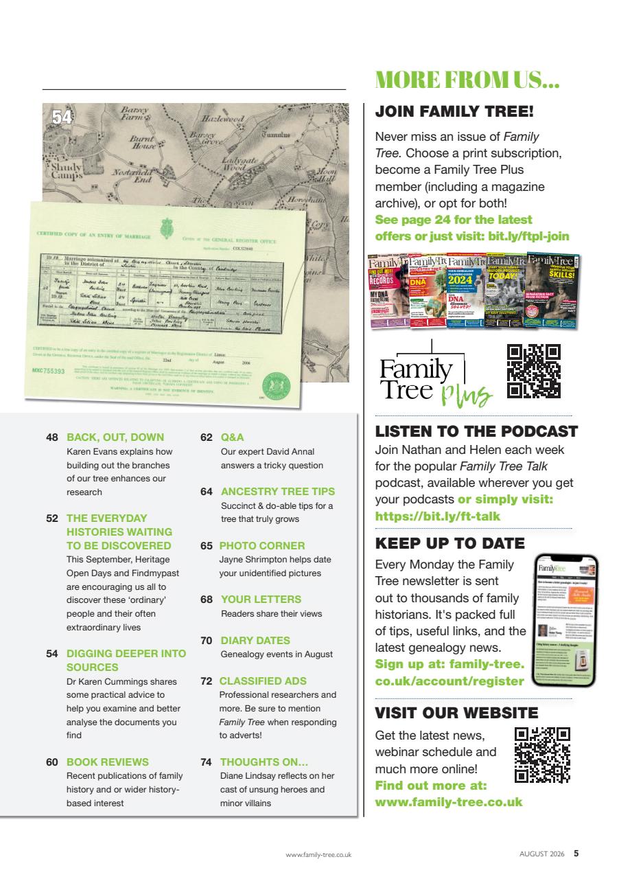 Family Tree Preview Pages