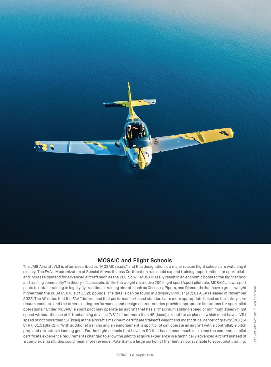 FLYING Magazine Preview Pages
