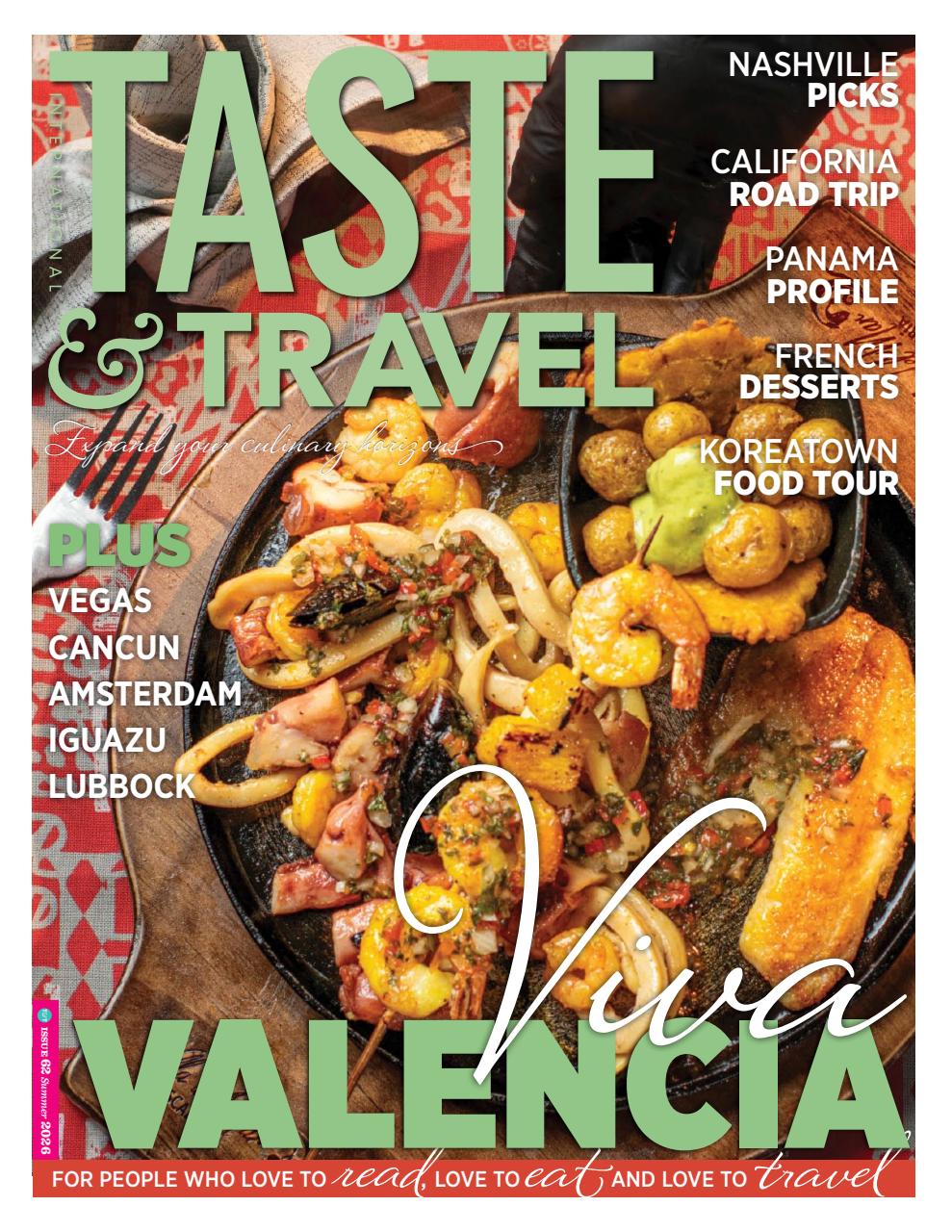 Taste & Travel International Preview Pages