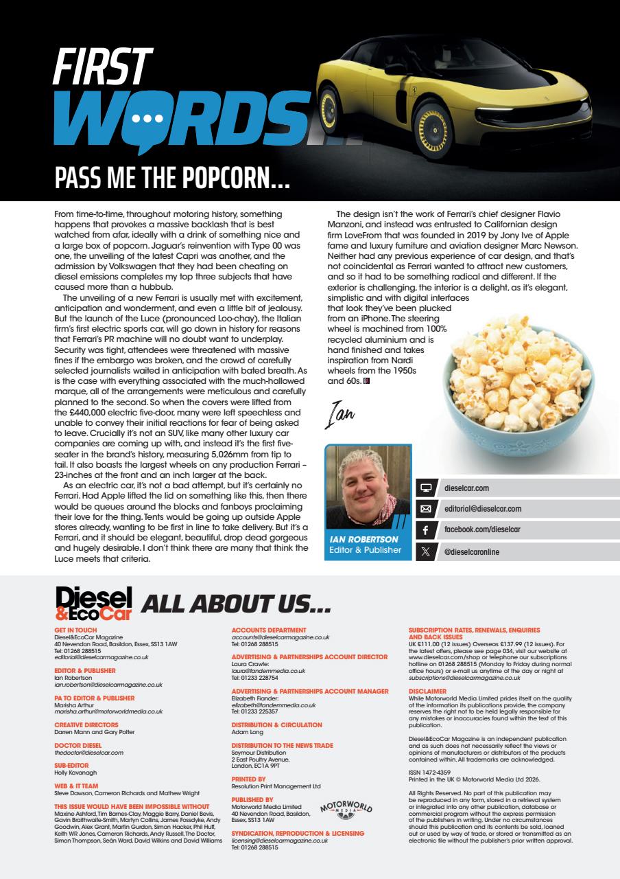 Diesel&EcoCar Magazine Preview Pages