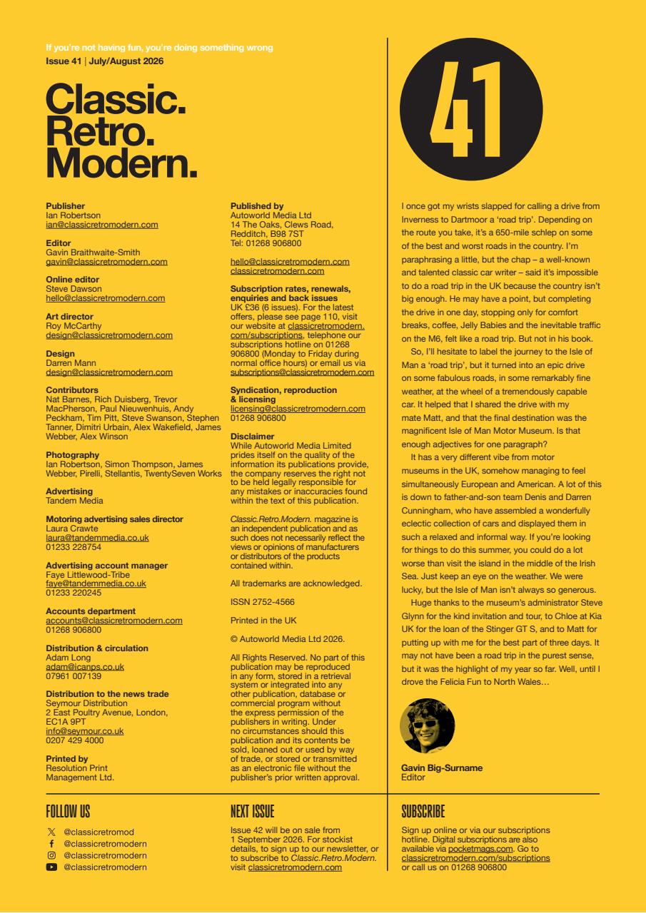 Classic Retro Modern Magazine Preview Pages