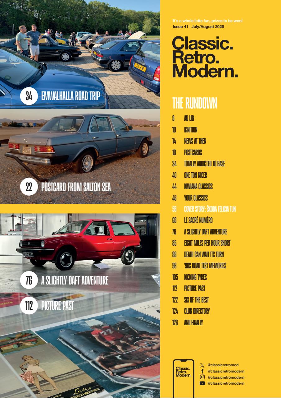 Classic Retro Modern Magazine Preview Pages