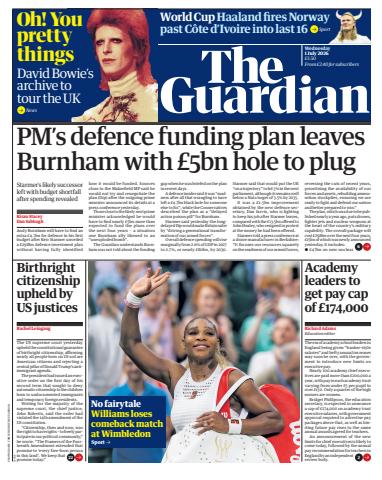 The Guardian Newspaper issue Wednesday, 01 July 2026