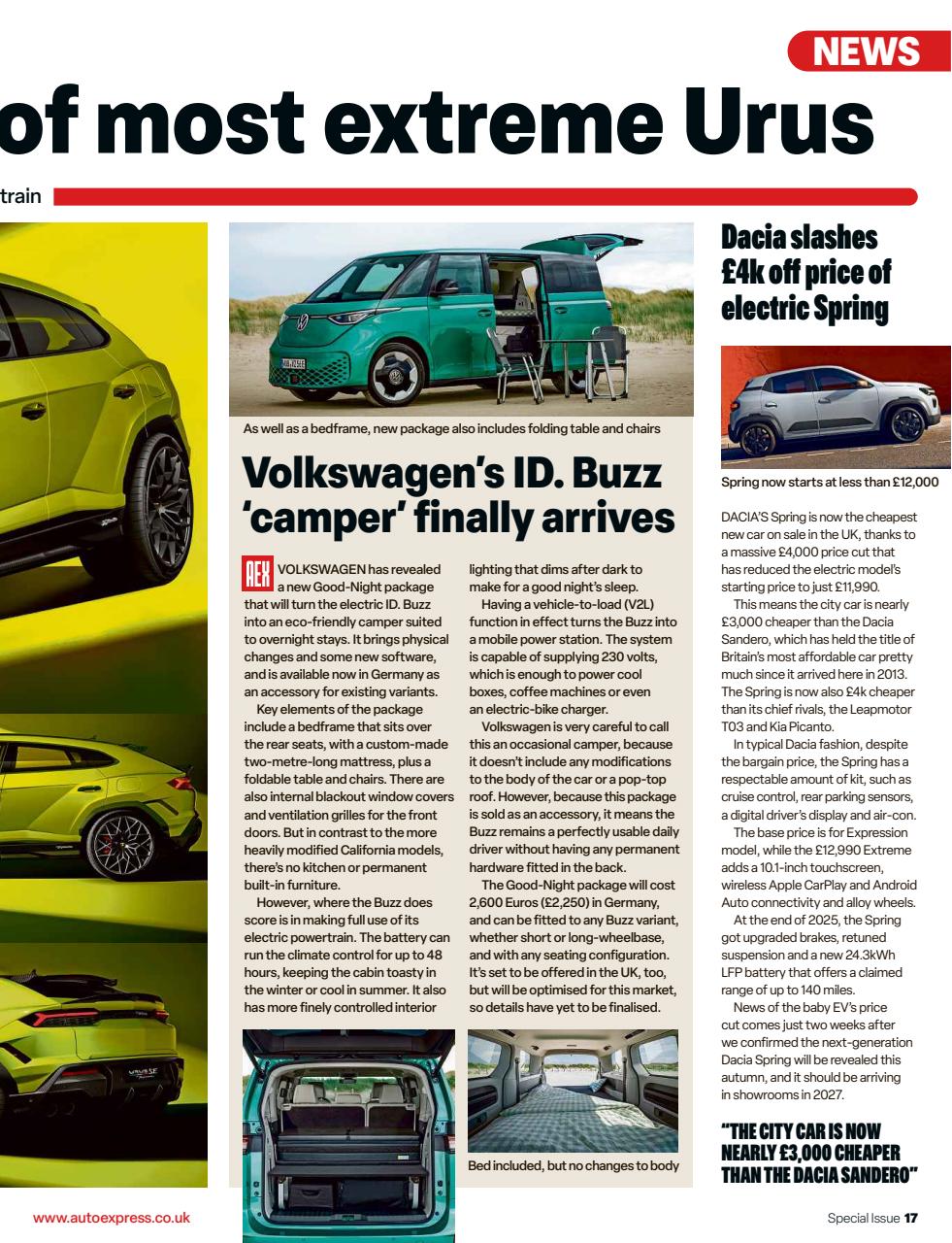 Auto Express Preview Pages