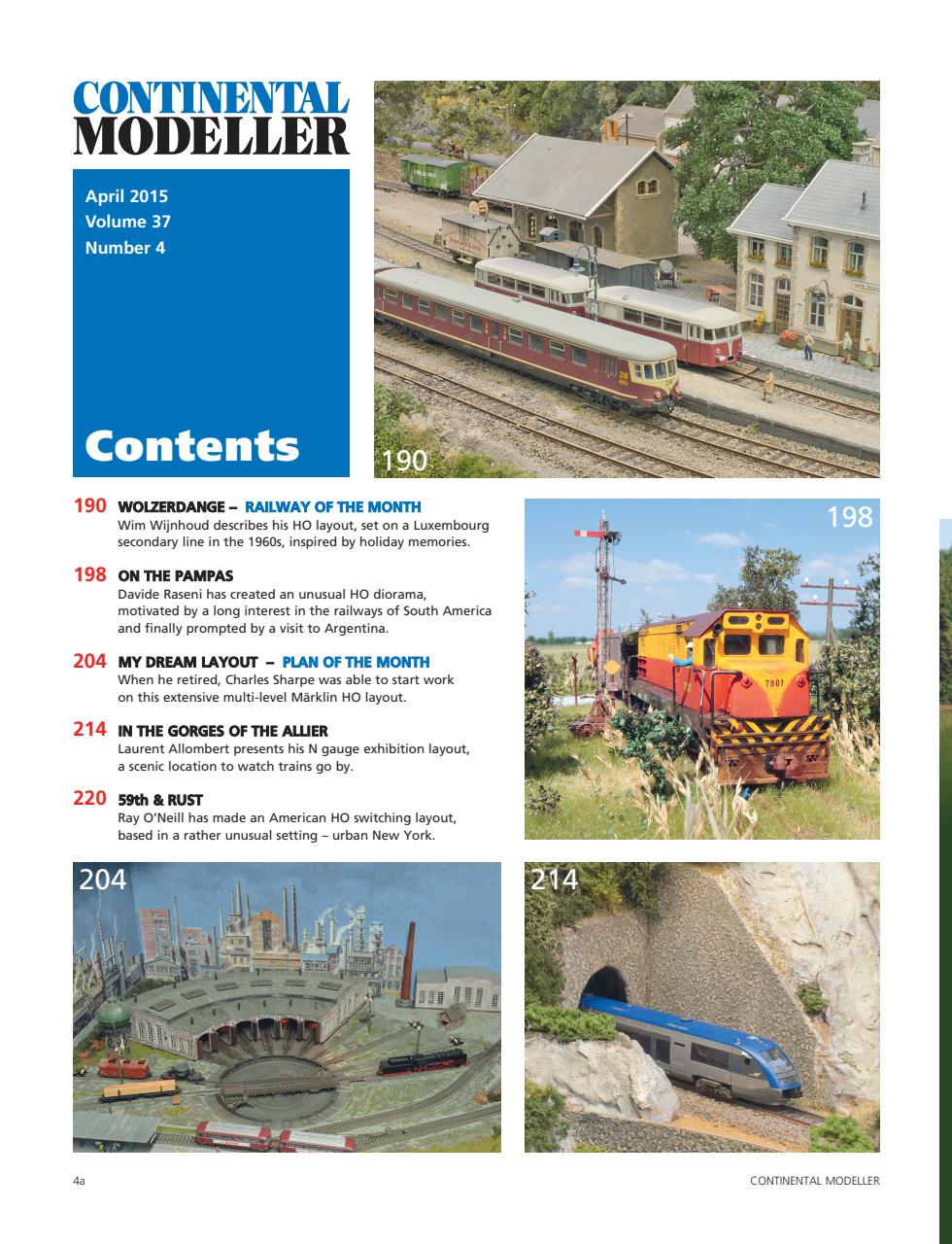 Continental Modeller Preview Pages