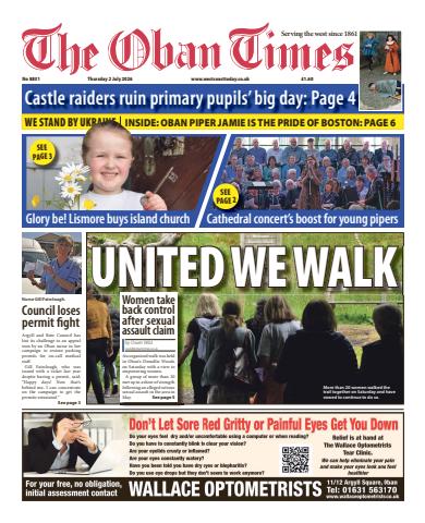 The Oban Times & Lochaber Times issue Thursday, July 02, 2026