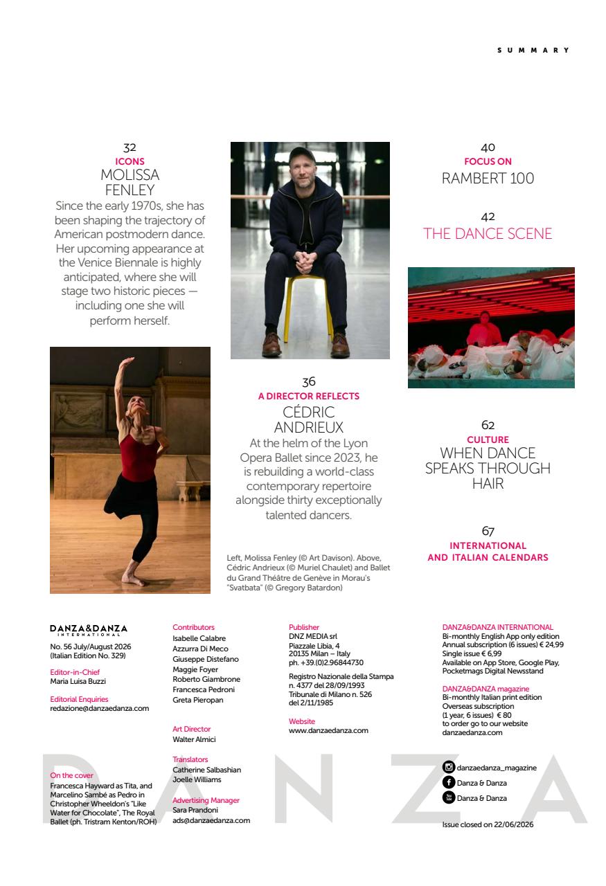 DANZA&DANZA International Preview Pages