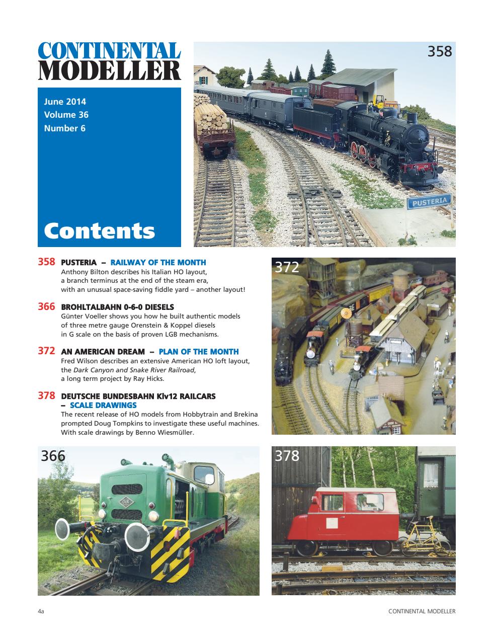 Continental Modeller Preview Pages