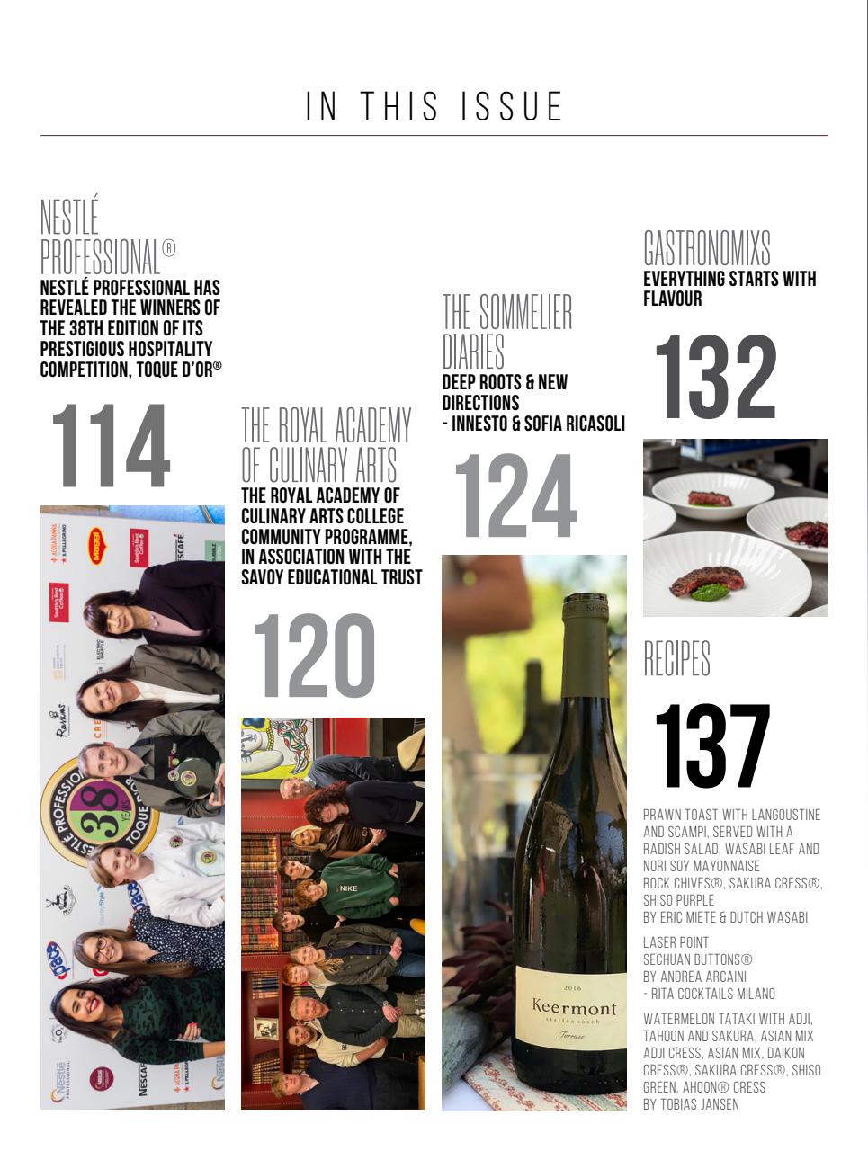 Chef & Restaurant Magazine Preview Pages