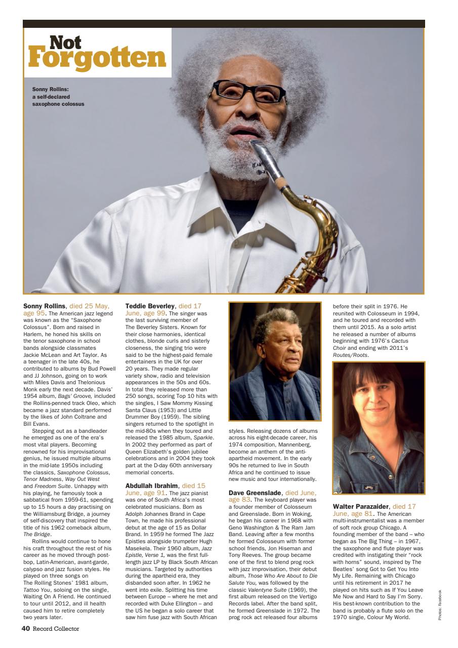 Record Collector Preview Pages