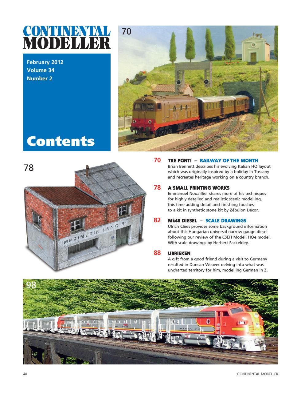 Continental Modeller Preview Pages