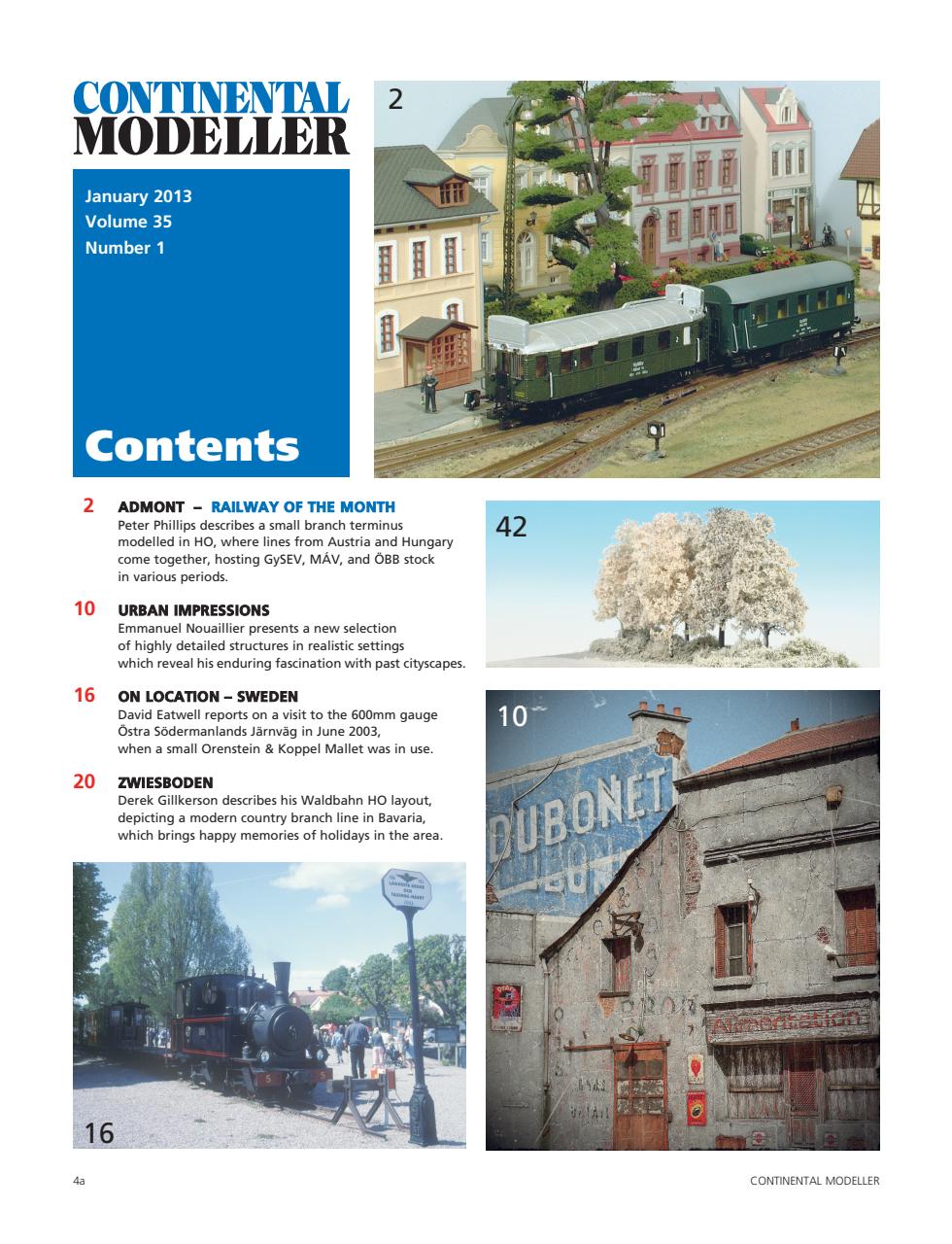 Continental Modeller Preview Pages