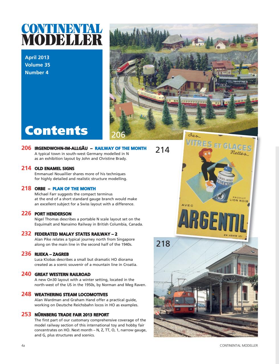 Continental Modeller Preview Pages