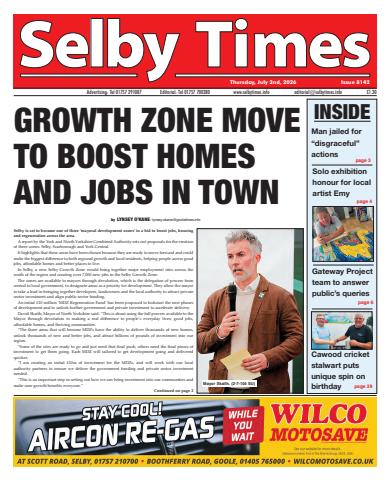 Selby Times issue July 2nd 2026