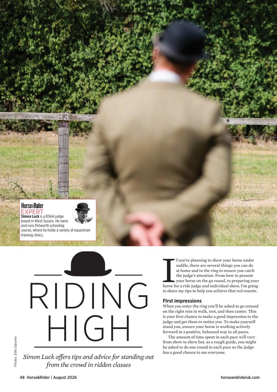 Horse&Rider Magazine - UK equestrian magazine for Horse and Rider Preview Pages