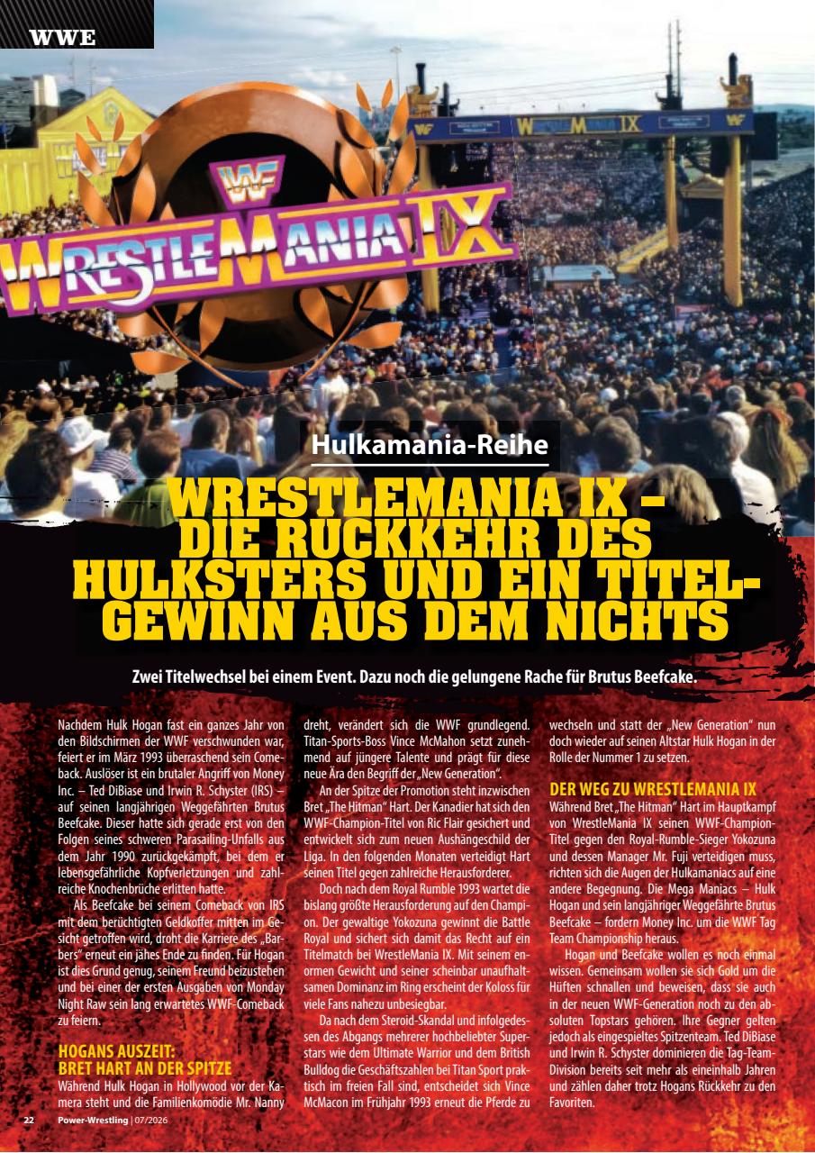 Power-Wrestling Preview Pages