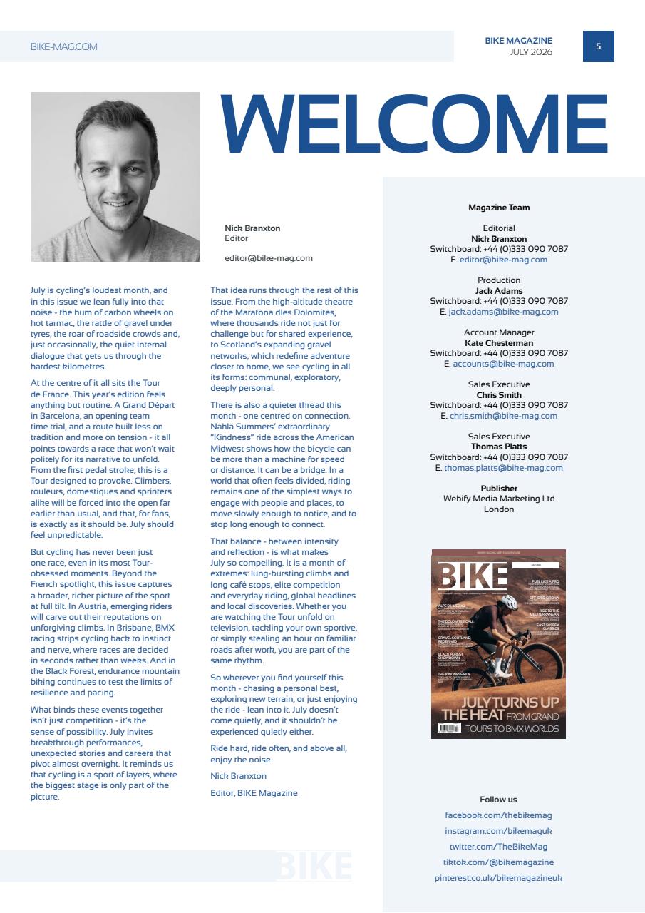 BIKE Magazine Preview Pages