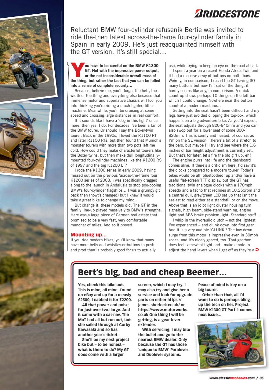 Classic Motorcycle Mechanics Preview Pages