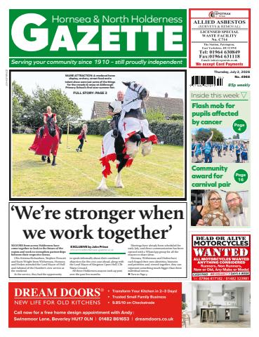Hornsea Gazette July 2, 2026 issue Hornsea Gazette July 2, 2026