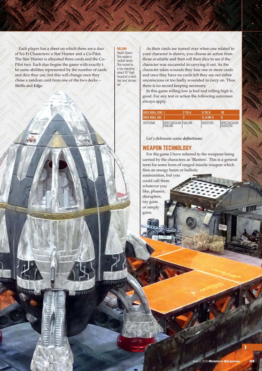 Miniature Wargames Preview Pages