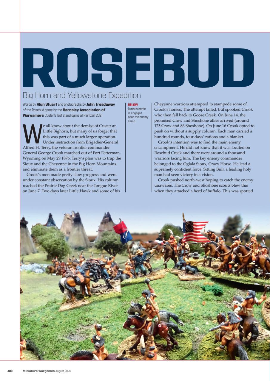 Miniature Wargames Preview Pages