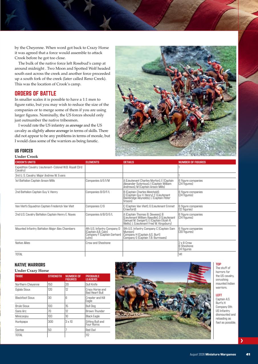 Miniature Wargames Preview Pages