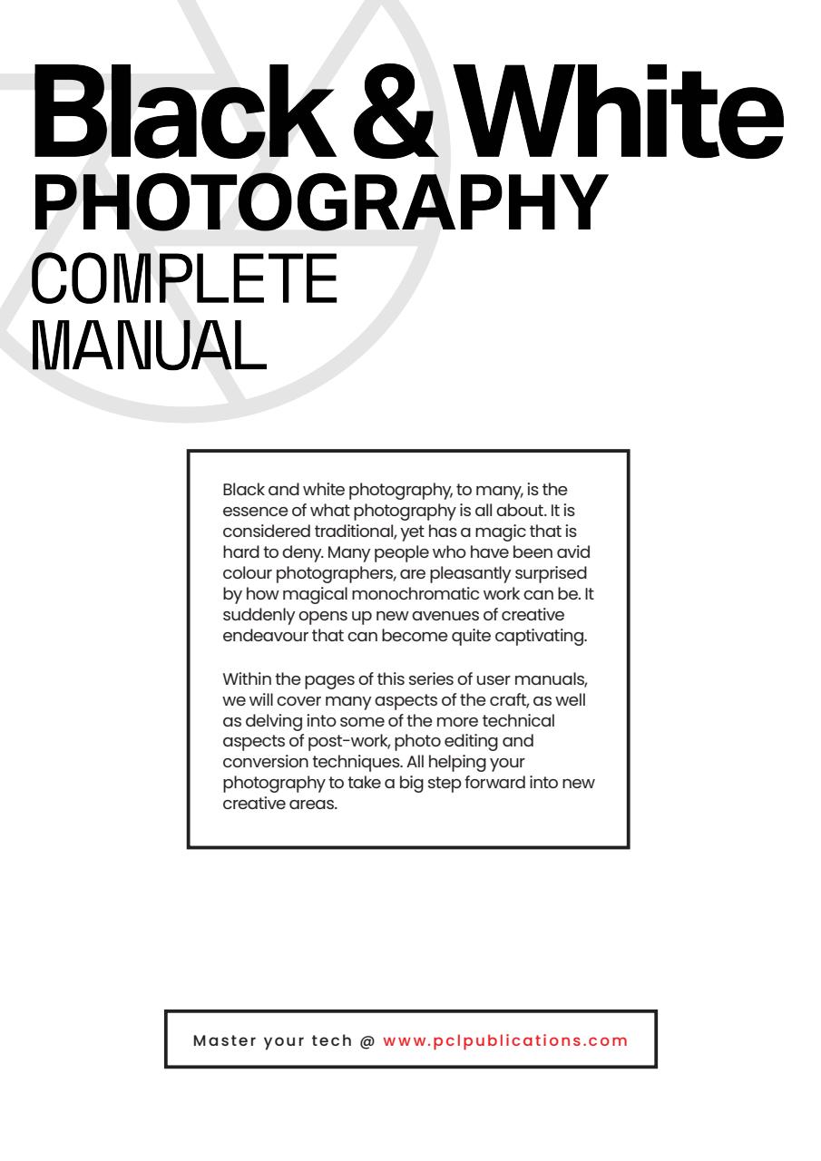 Black & White Photography The Complete Manual Preview Pages