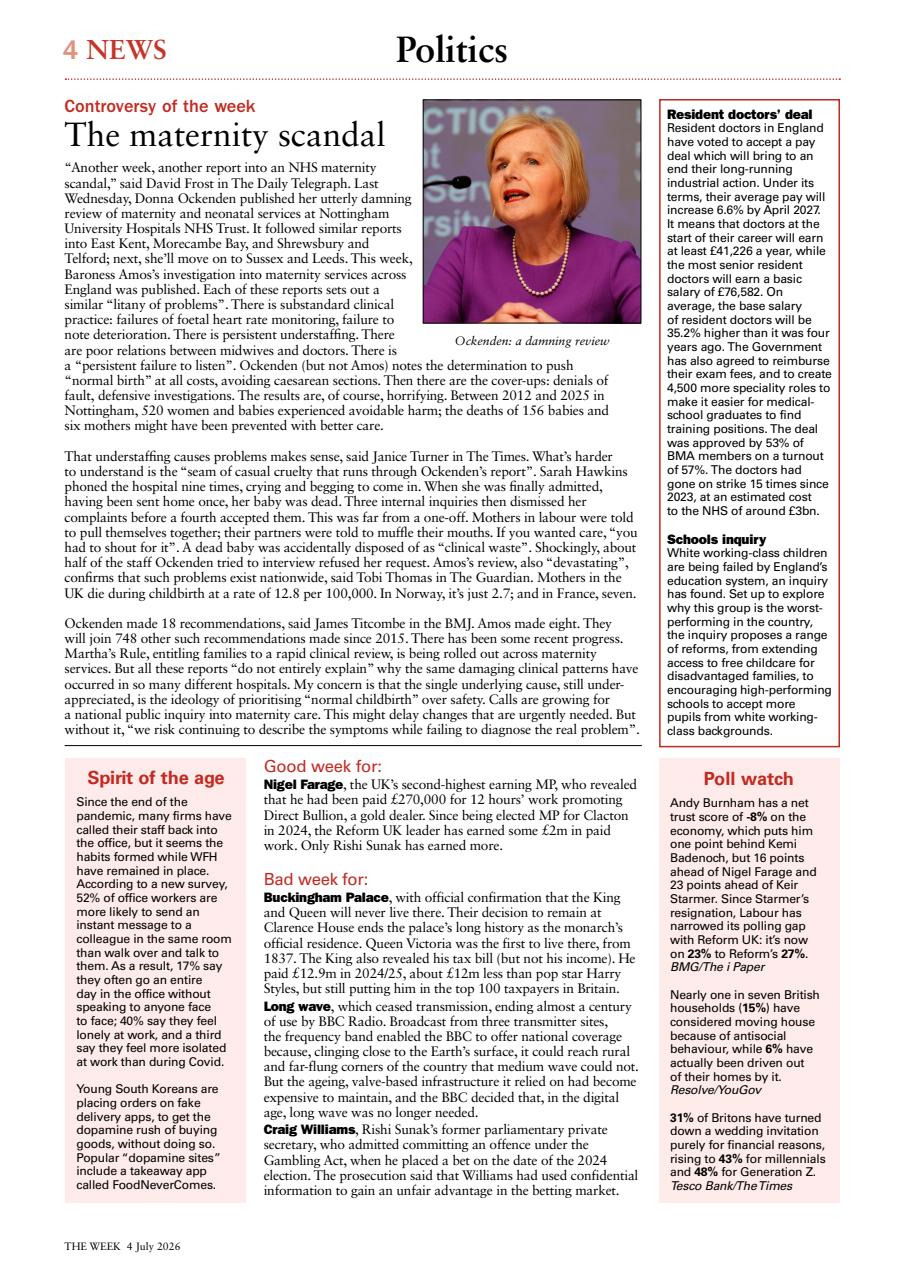 The Week Preview Pages