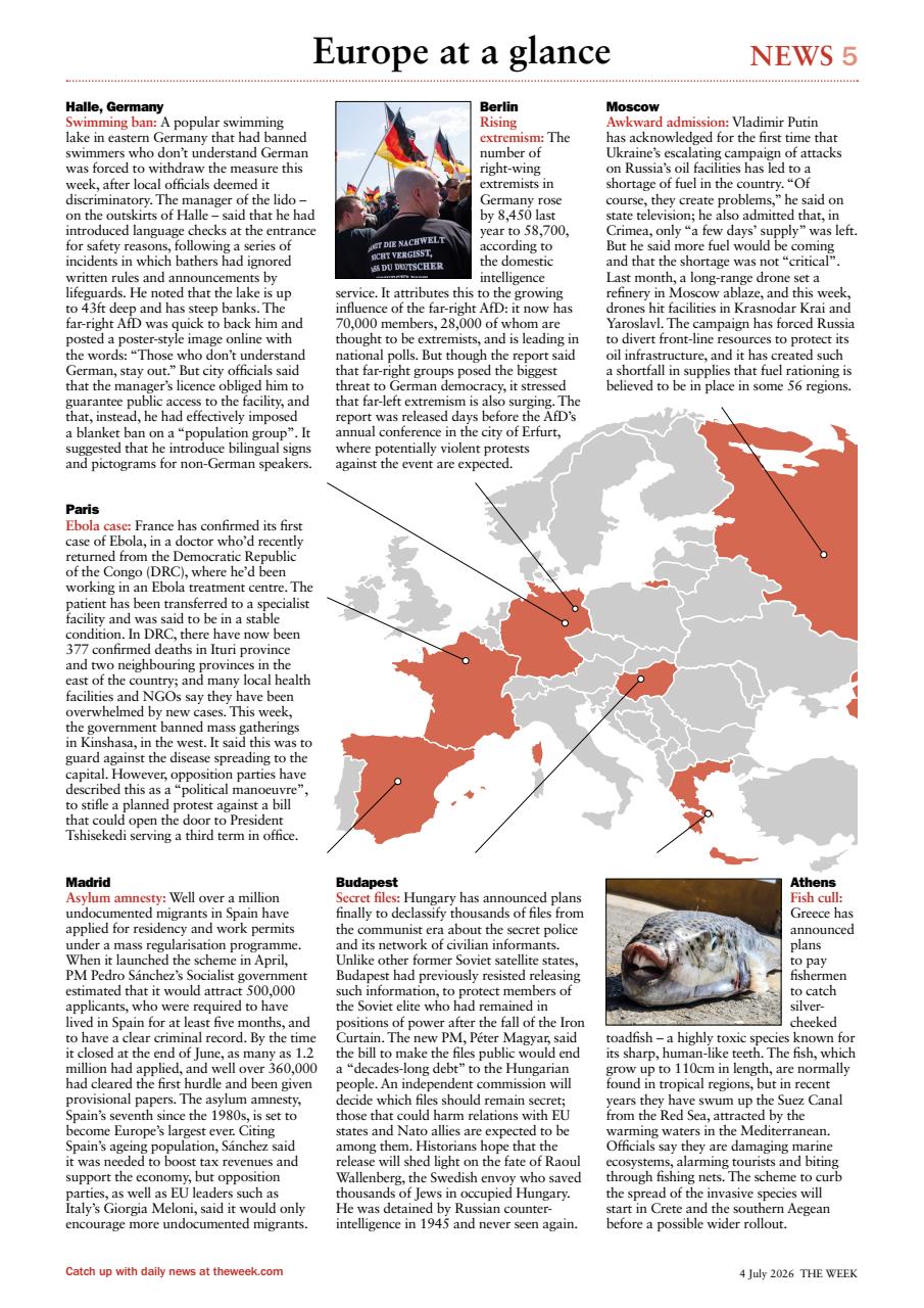 The Week Preview Pages