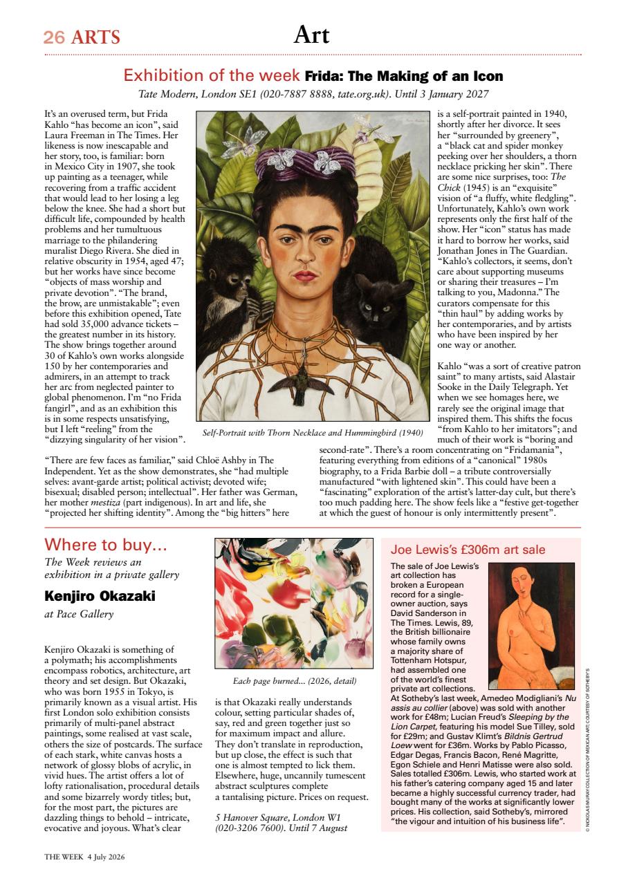 The Week Preview Pages