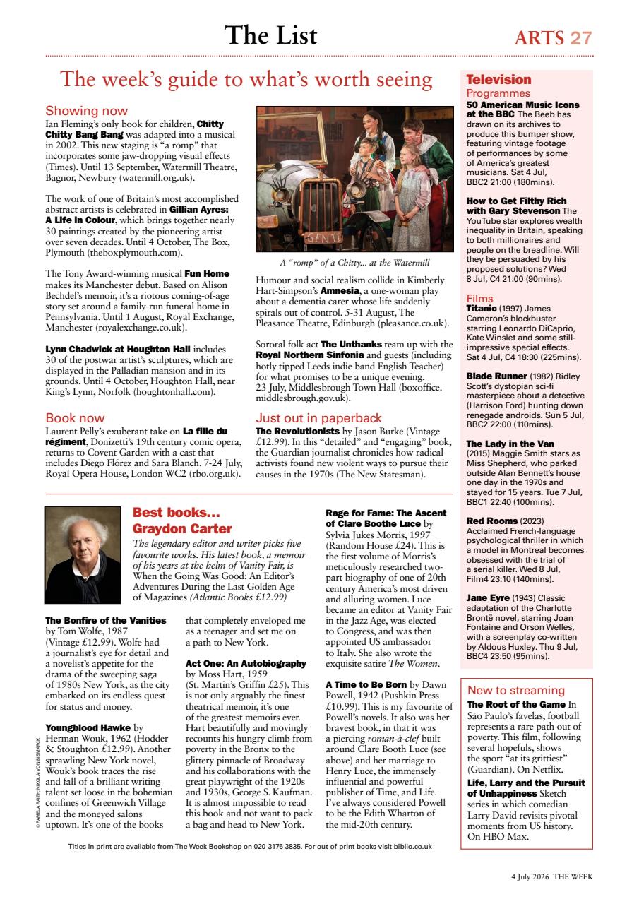 The Week Preview Pages