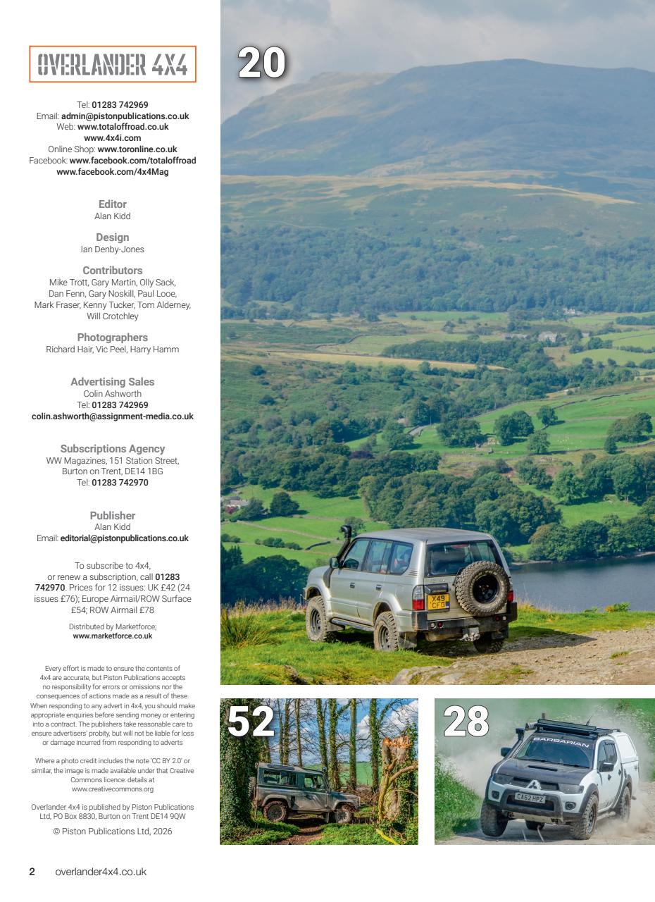 Overlander 4X4 Preview Pages