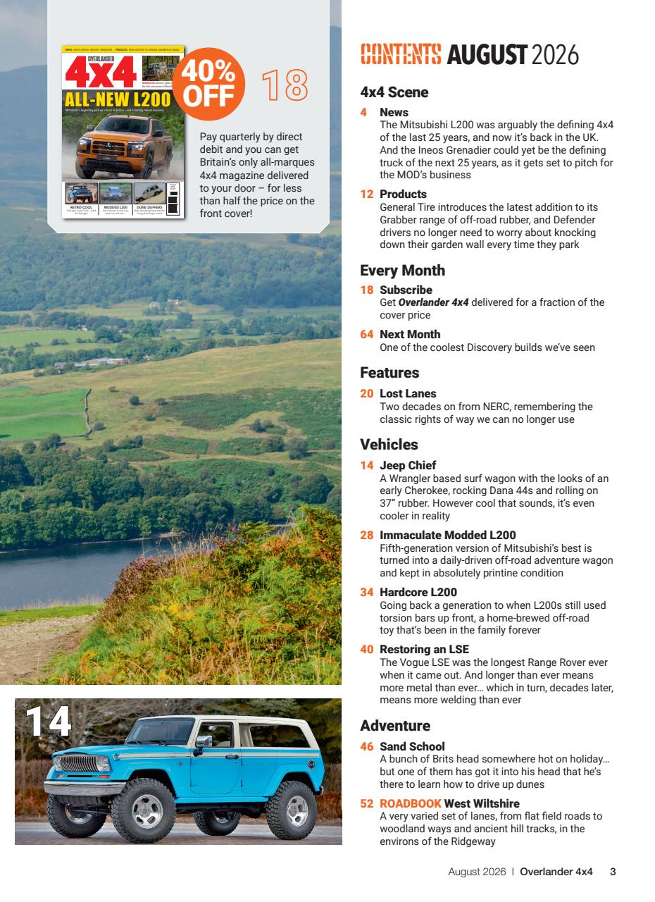 Overlander 4X4 Preview Pages