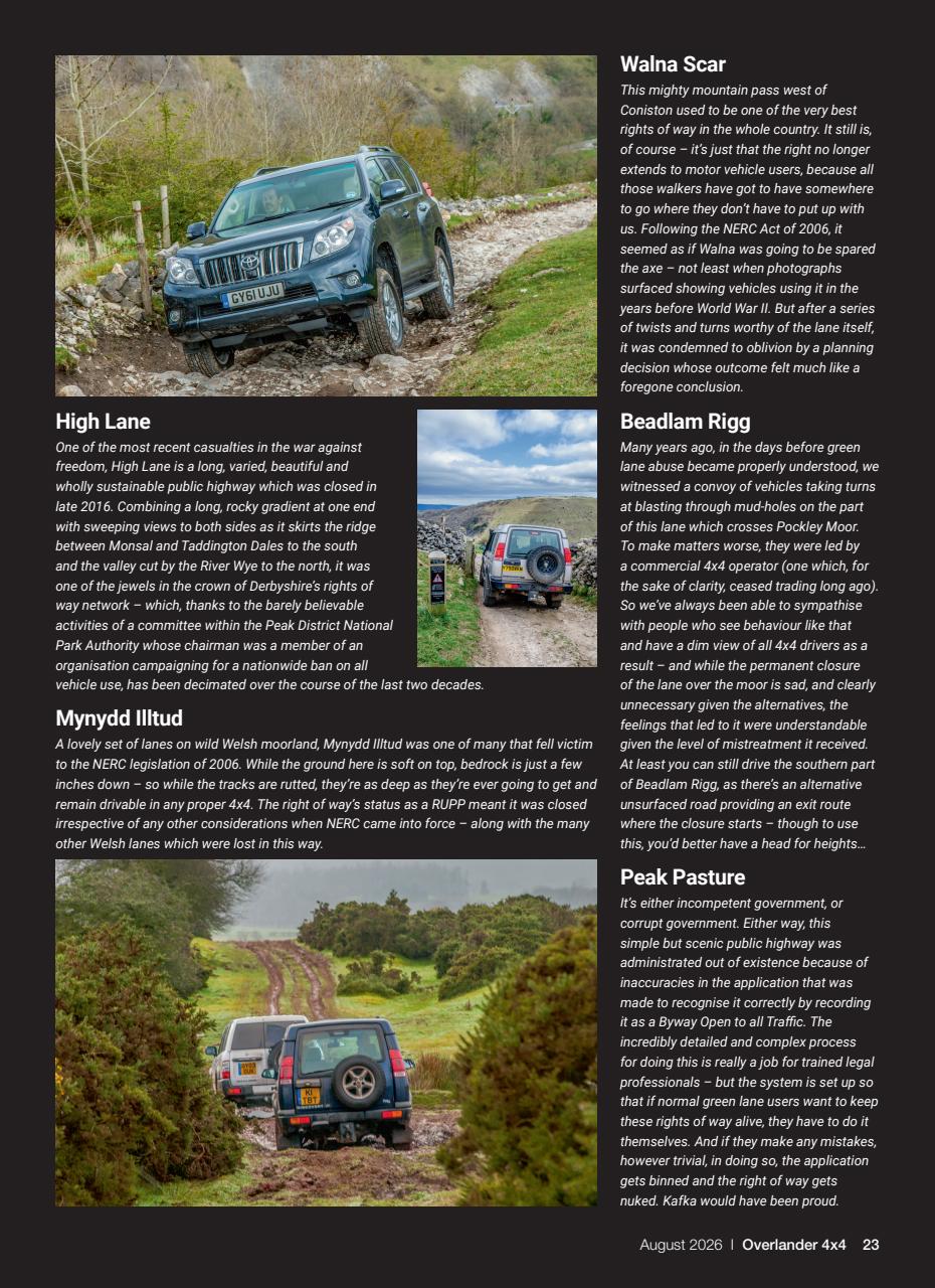 Overlander 4X4 Preview Pages