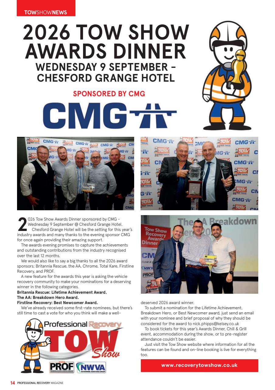 Professional Recovery Magazine Preview Pages