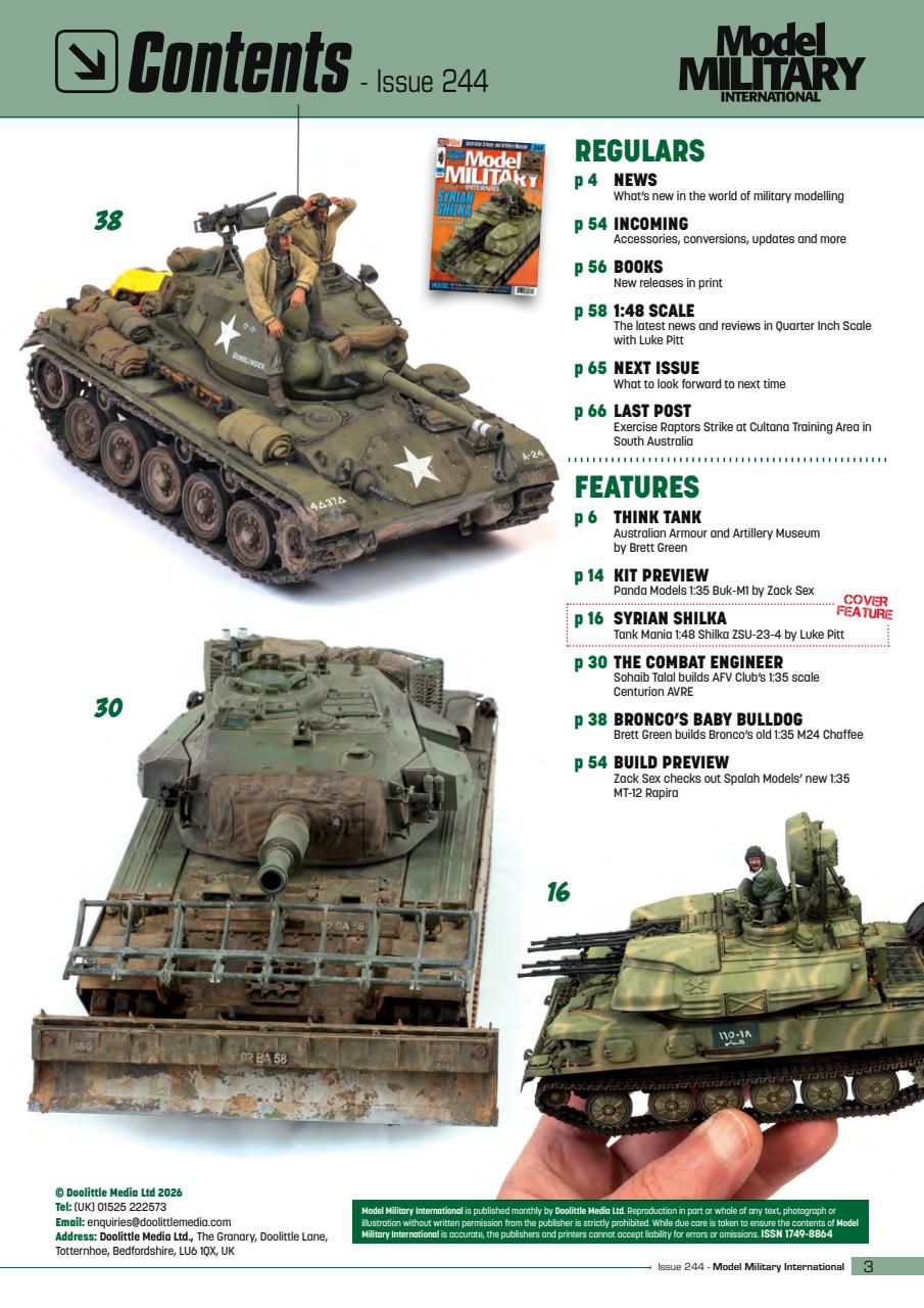 Military Modelling International Magazine Preview Pages
