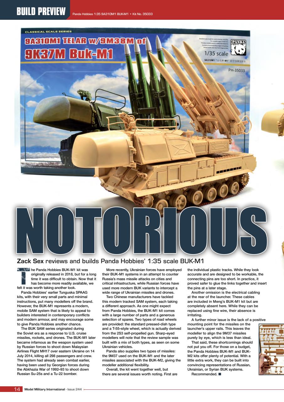 Military Modelling International Magazine Preview Pages