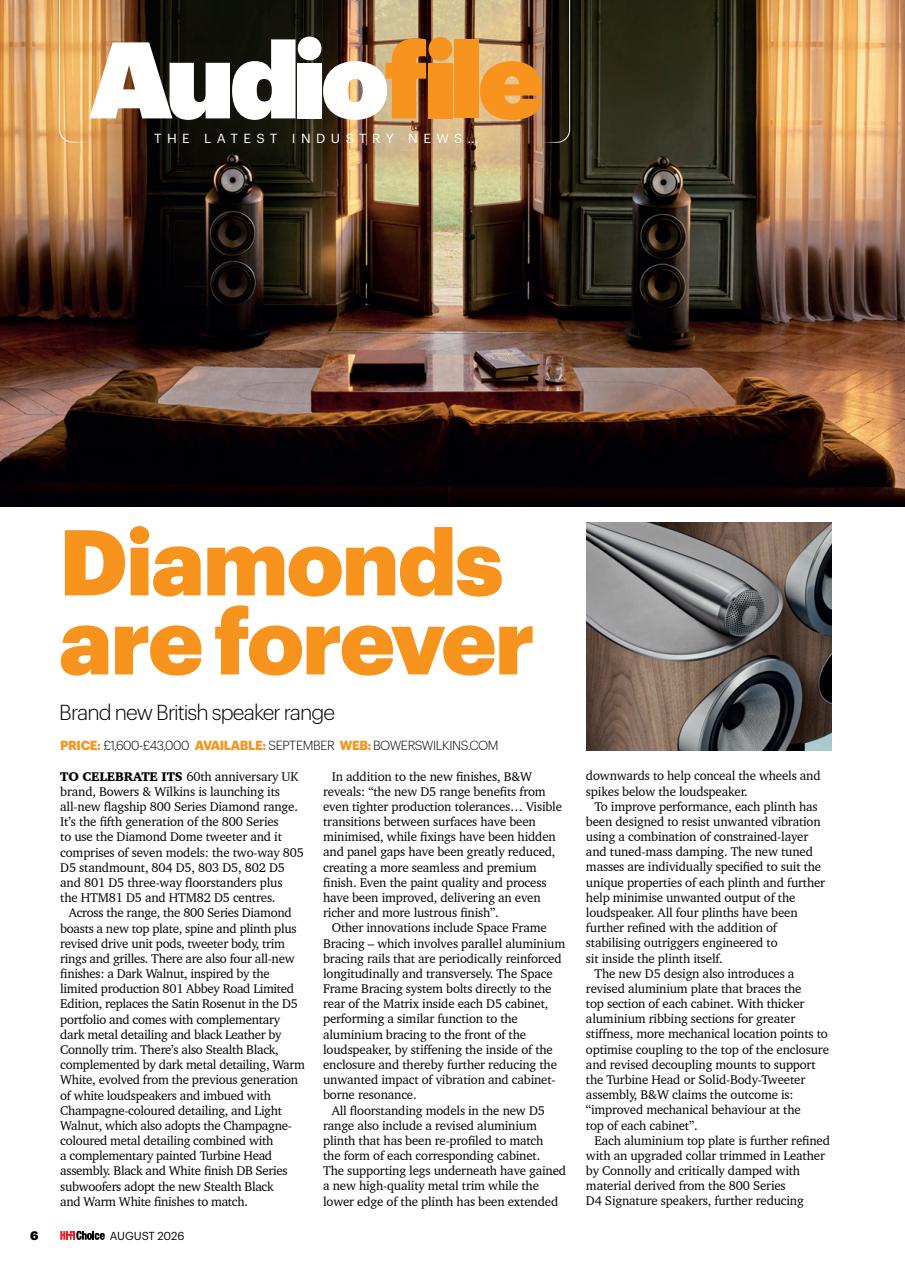 Hi-Fi Choice Preview Pages